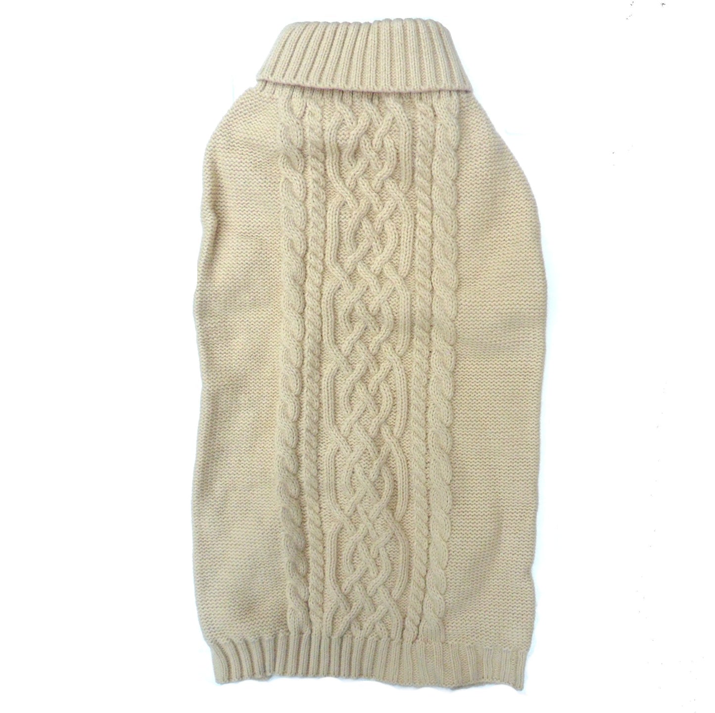 Cable Knit Dog Jumper Sweater 12"